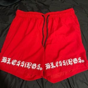 Red Basketball Shorts
